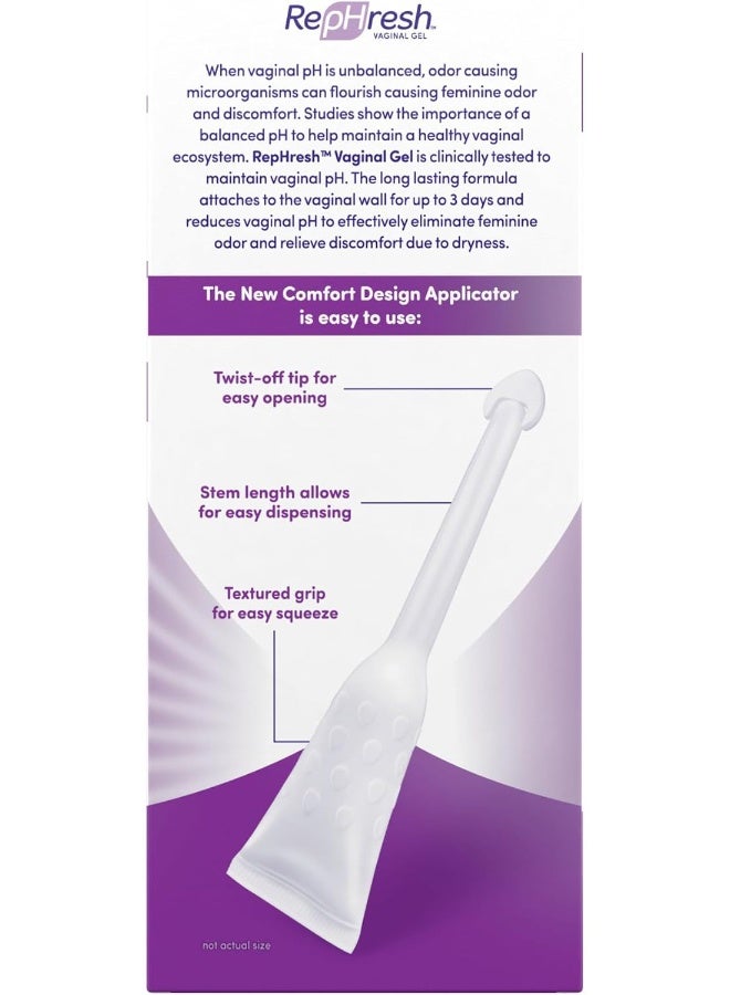 RepHresh Vaginal Gel, 0.07 Oz, 4 Count - Image 2